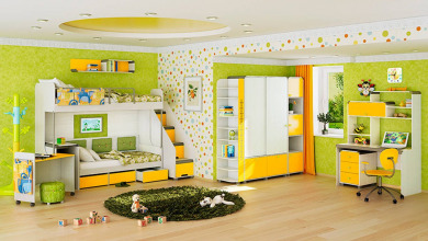 Дизайн детской для девочки или мальчика: как эффективно использовать пространство и разделить комнату на тематические зоны